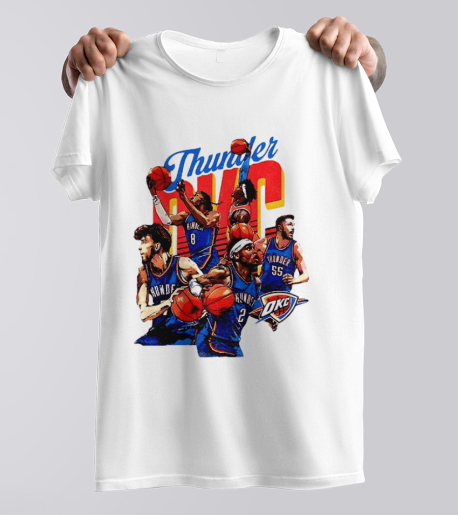 Thunder OKC Shai Gilgeous Chet Holmgren Williams Oklahoma City Basketball NBA 2026 T-Shirt