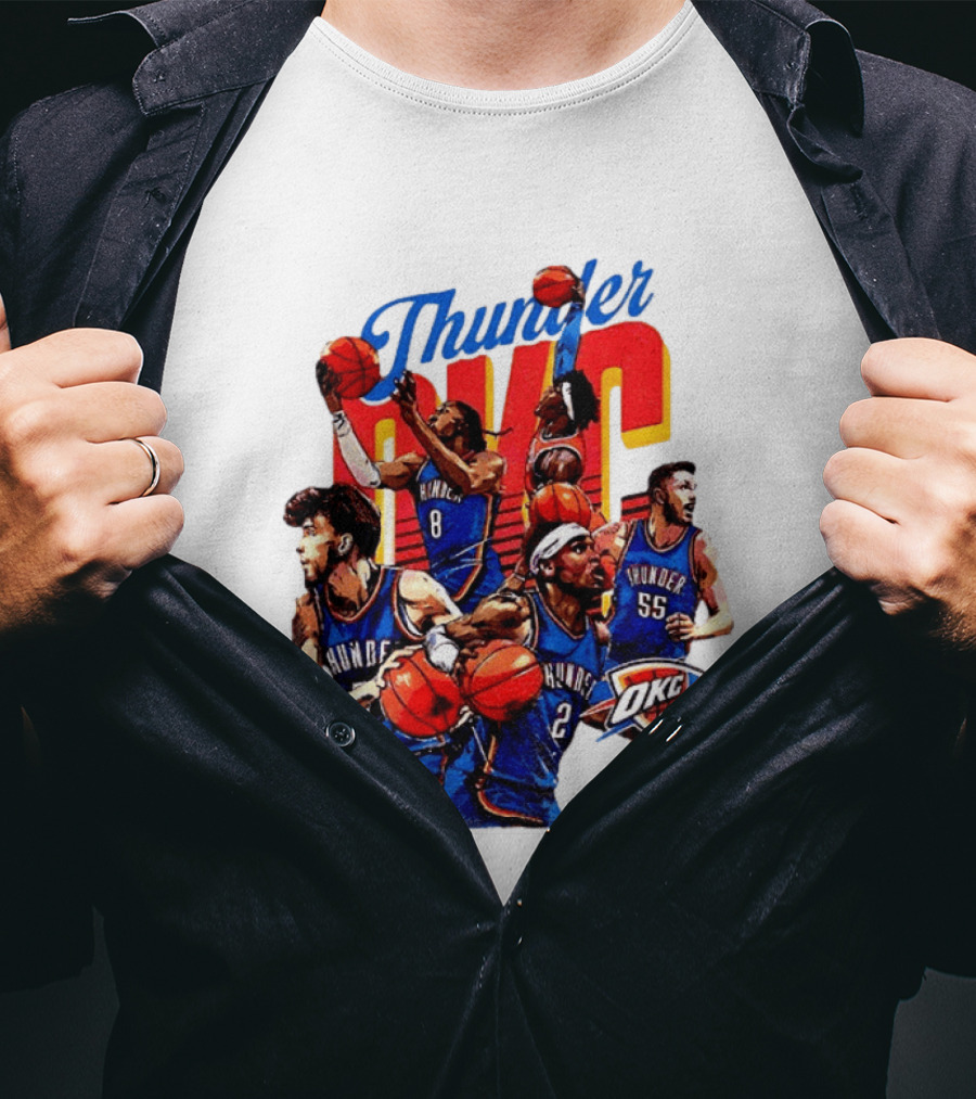 Thunder OKC Shai Gilgeous Chet Holmgren Williams Oklahoma City Basketball NBA 2026 T-Shirt