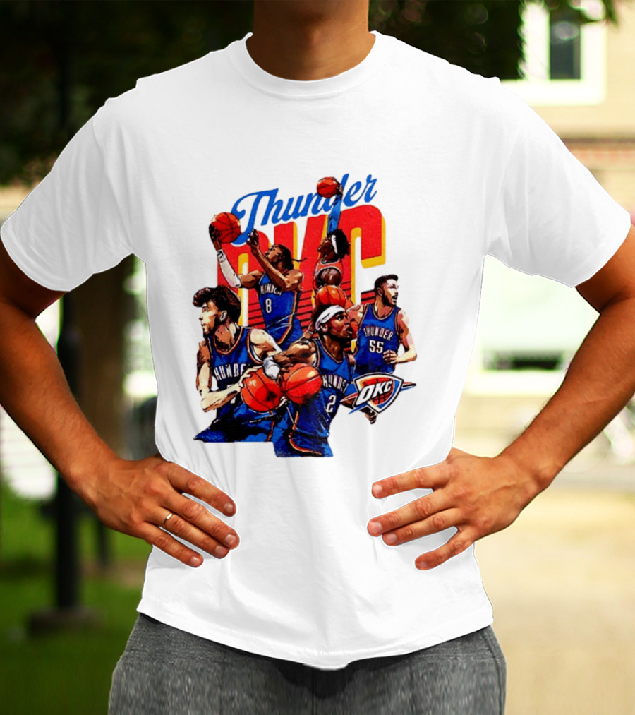 Thunder OKC Shai Gilgeous Chet Holmgren Williams Oklahoma City Basketball NBA 2026 T-Shirt