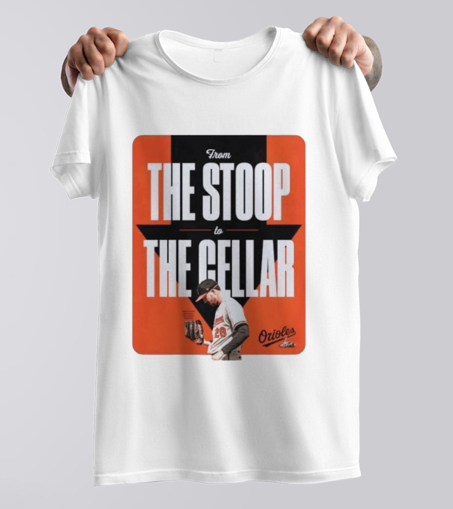 Orioles From The Stoop To The Cellar Trevor Rogers 28 T-Shirt