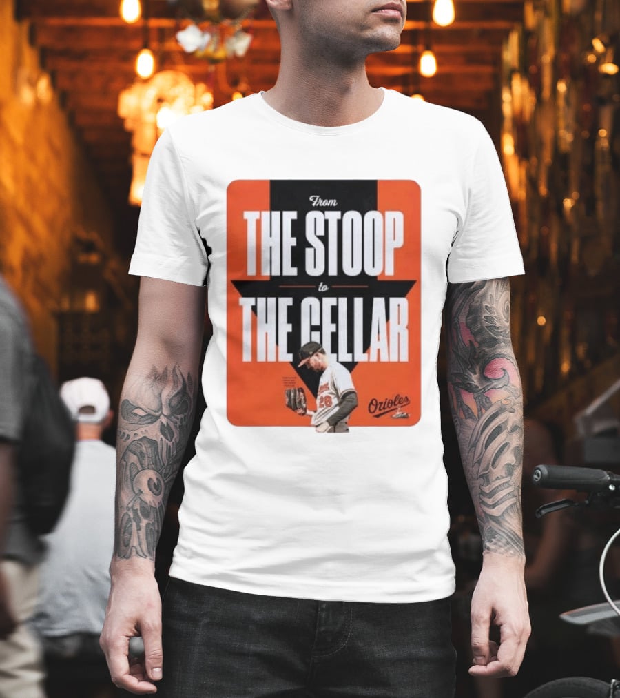 Orioles From The Stoop To The Cellar Trevor Rogers 28 T-Shirt