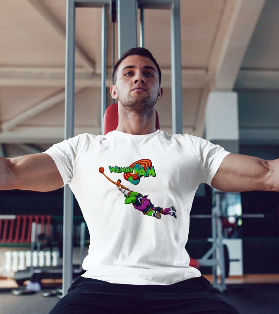 Wemby Jam Monstars Dunk 90s Basketball T-Shirt