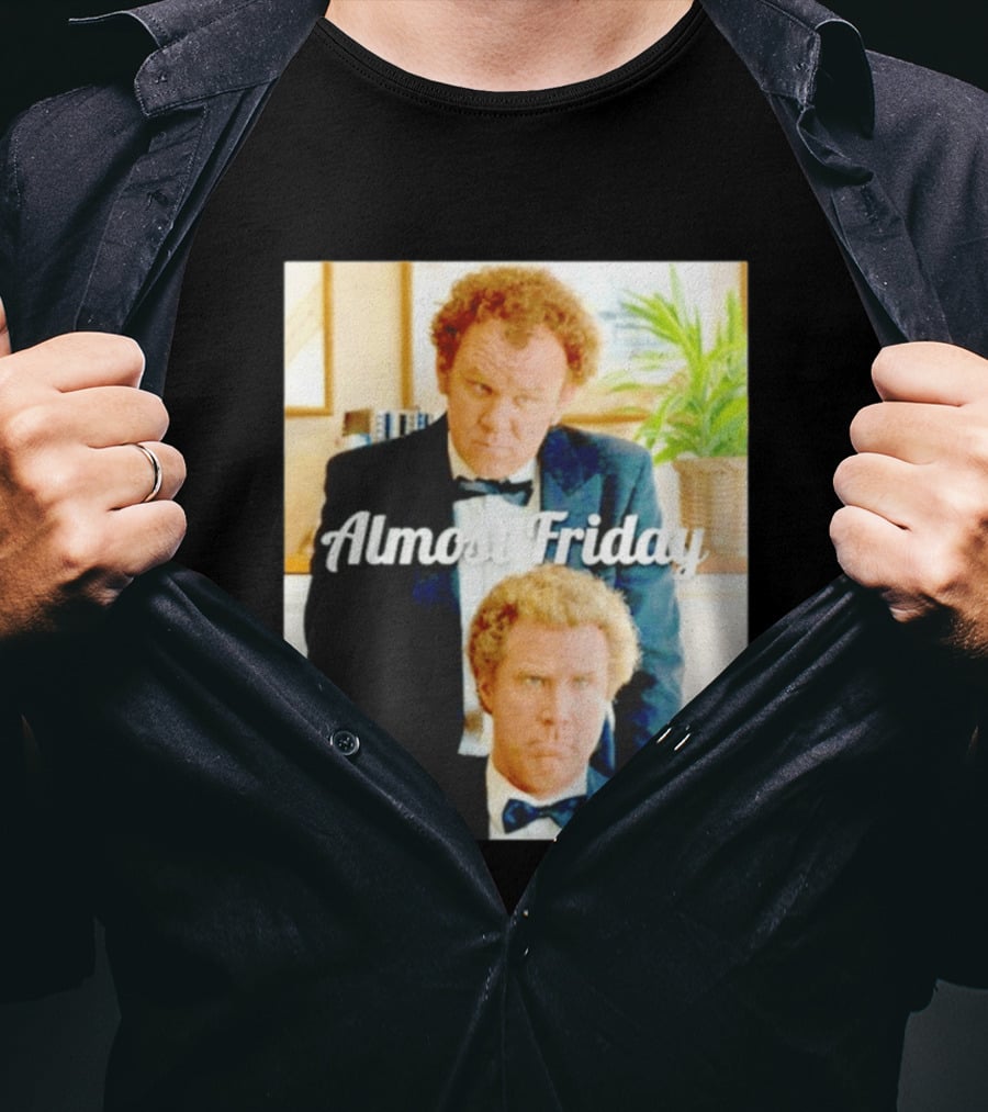 Almost Friday Will Ferrell John C. Reilly Interview Image T-Shirt