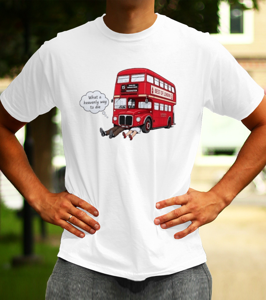 Arsenal What A Heavenly Way To Die Best Of London Bus 15 Paddington T-Shirt