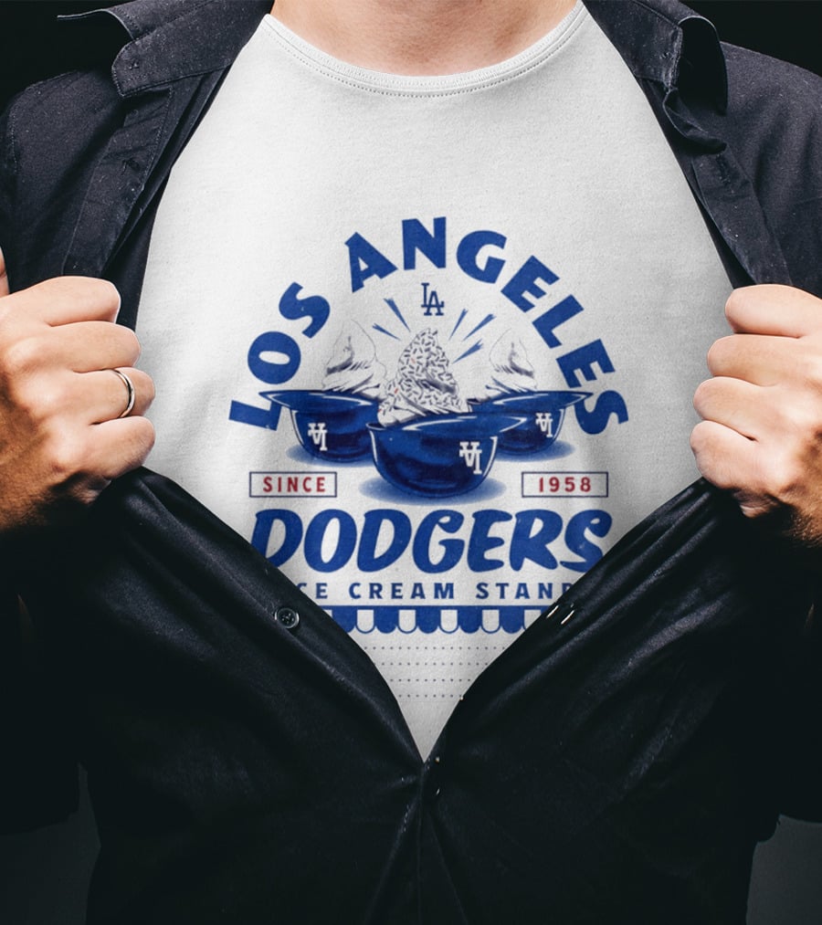 Los Angeles Dodgers Ice Cream Stand Since 1958 LA T-Shirt