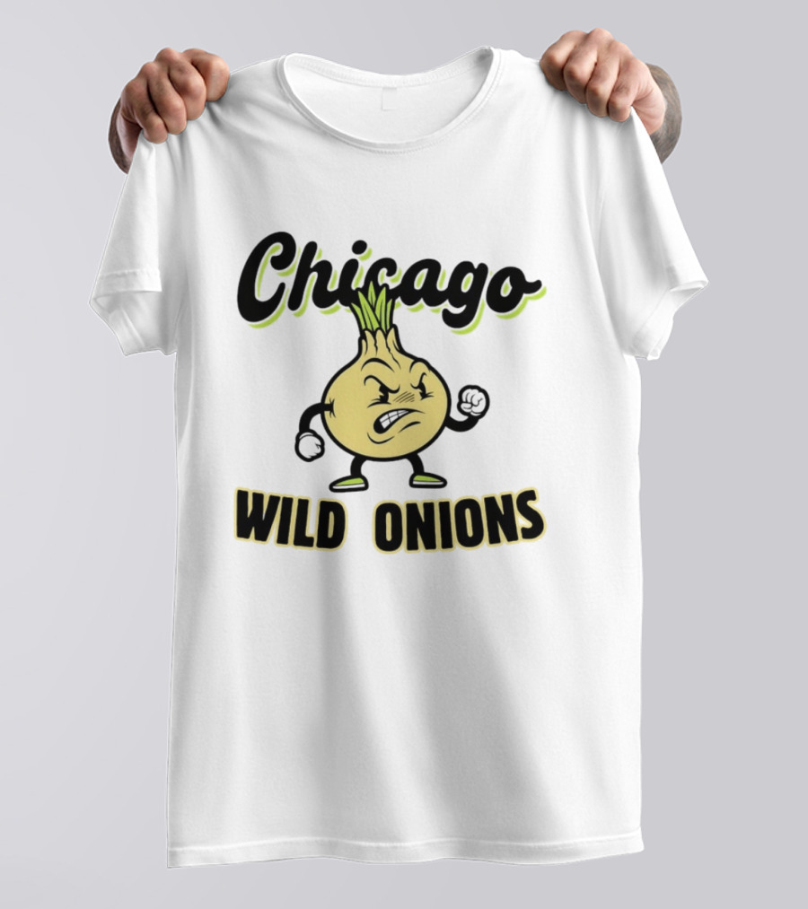 Chicago Wild Onions Angry Cartoon T-Shirt