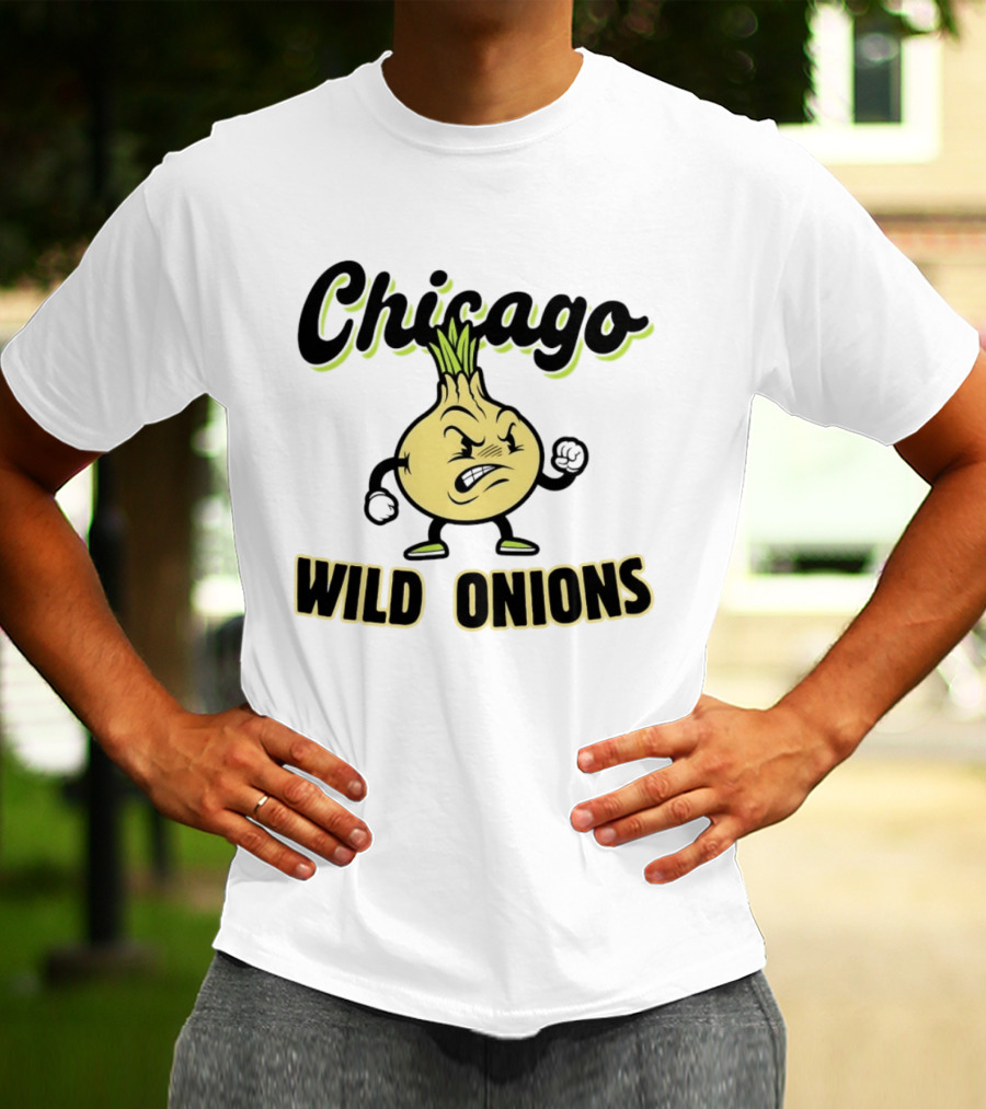 Chicago Wild Onions Angry Cartoon T-Shirt