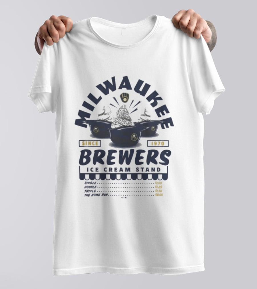 Milwaukee Brewers Ice Cream Stand Since 1970 T-Shirt