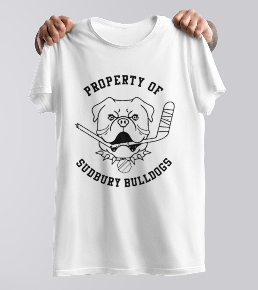 Property Of Sudbury Bulldogs Hockey Cm Punk T-Shirt