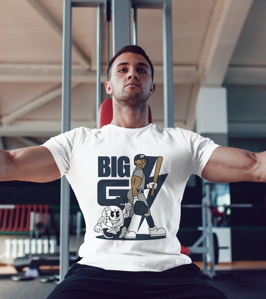 Giancarlo Stanton Big G Cartoon New York Yankees Baseball Star T-Shirt