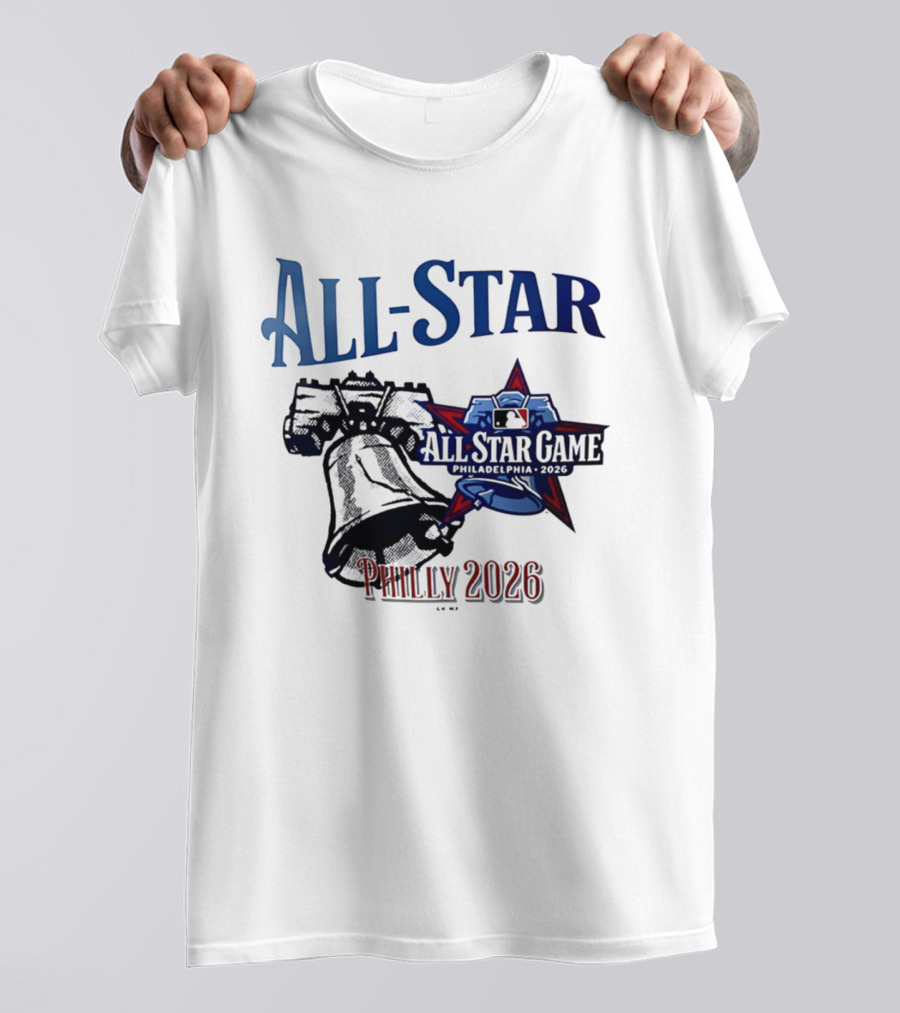 Philadelphia Phillies All Star Game Philly 2026 Liberty Bell T-Shirt