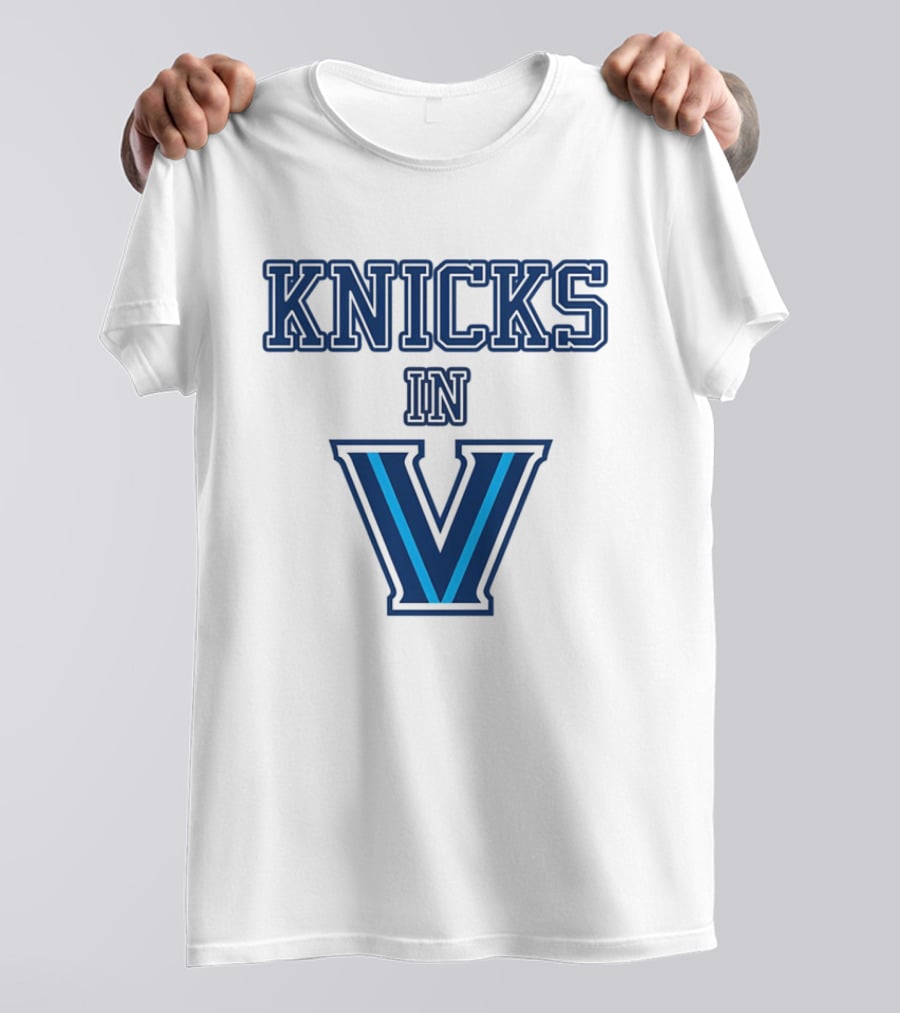 Knicks In Villanova Inspired Crossover Fan T-Shirt