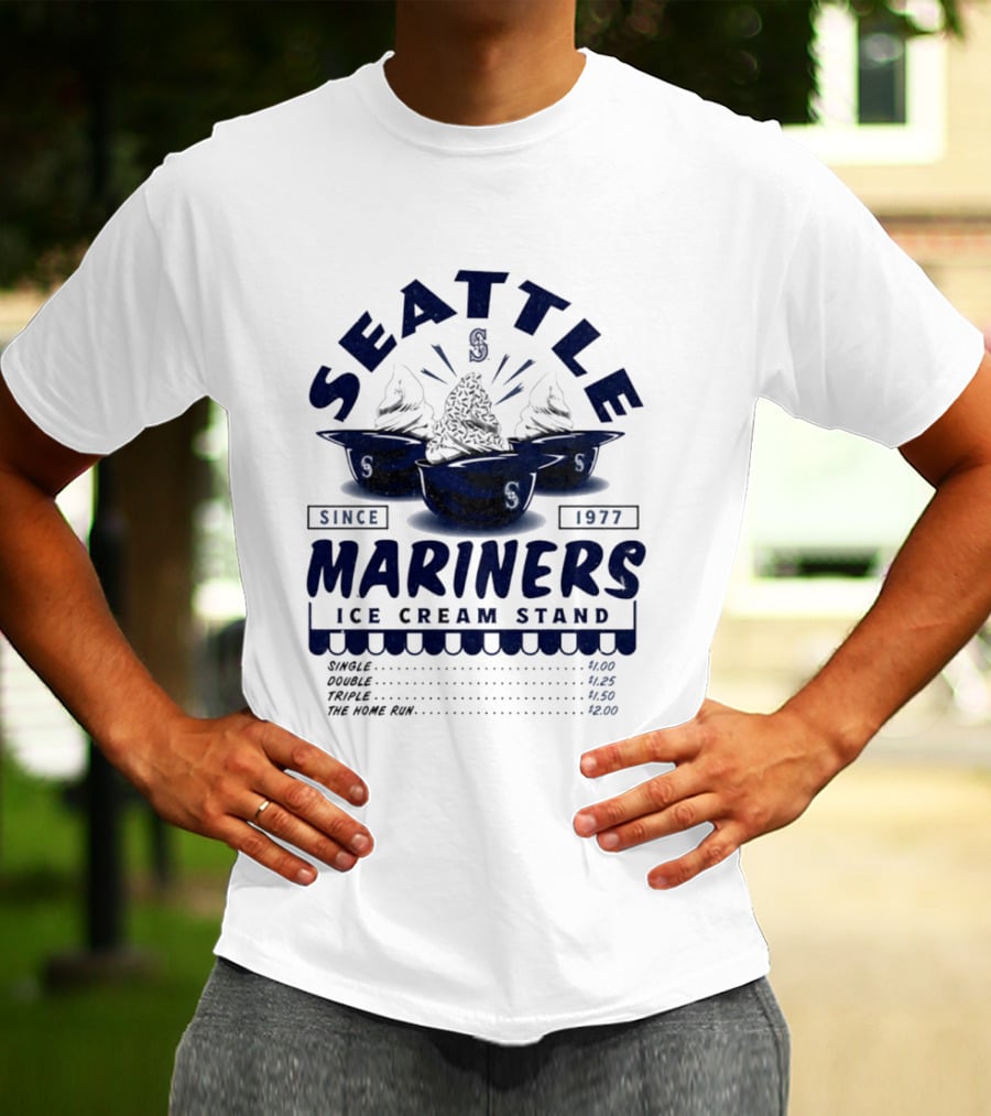 Seattle Mariners Since 1977 Ice Cream Stand Mariners T-Shirt