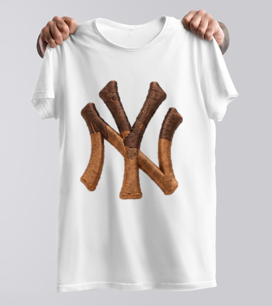 2026 New York Yankees Ice Cream Sprinkles Hat Cone Brown Tan T-Shirt