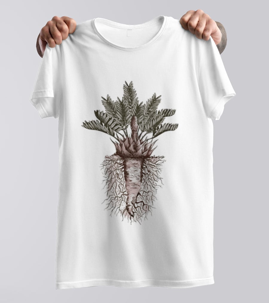 Fern Botanical Detailed Illustration Foliage T-Shirt