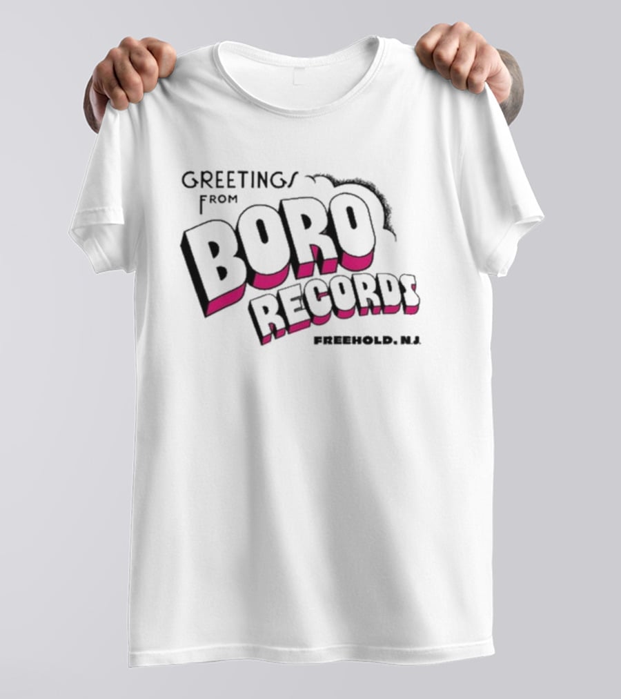 Greetings From Boro Records Freehold NJ T-Shirt