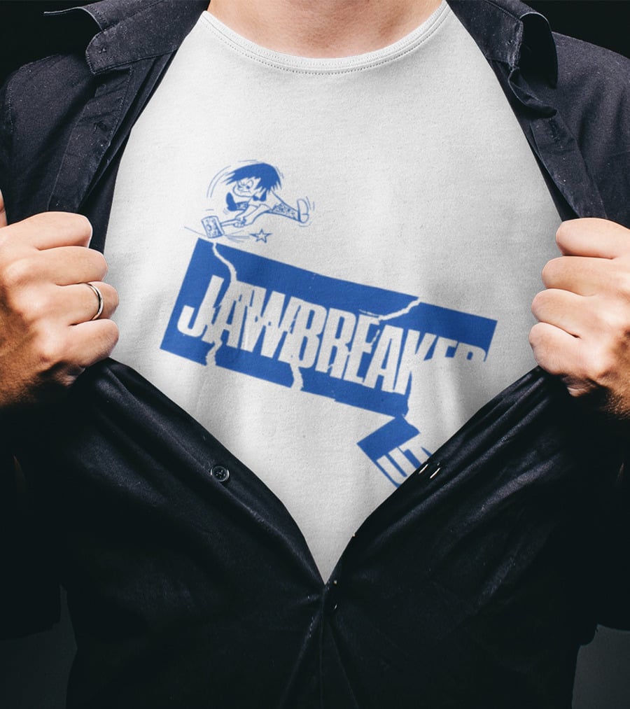Jawbreaker Punk Rock 1996 Vintage Wrestling Iconic Blue T-Shirt