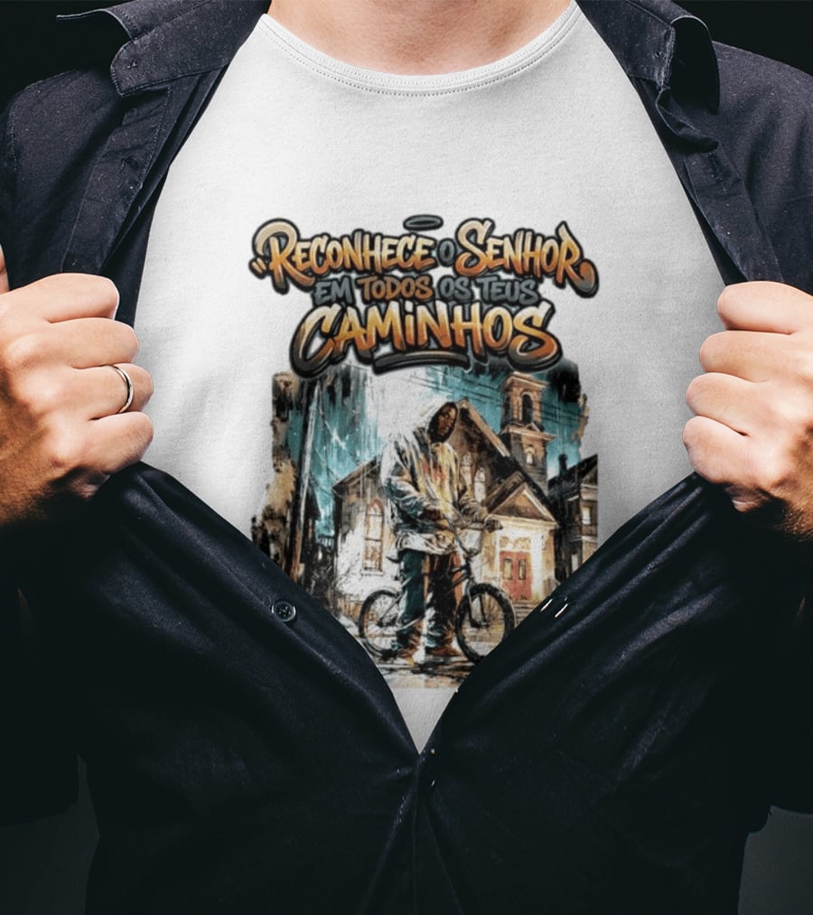 Reconhece O Senhor Em Todos Os Teus Caminhos PV 3:6 Street T-Shirt
