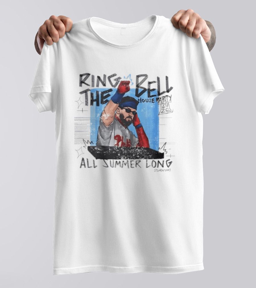 Ring The Bell Phillies House All Summer Long Phillies Baseball 2023 Dararara T-Shirt