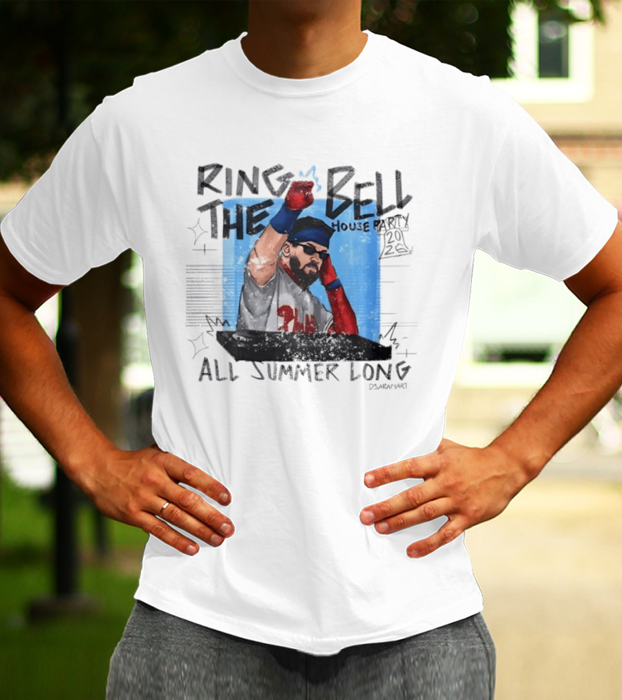 Ring The Bell Phillies House All Summer Long Phillies Baseball 2023 Dararara T-Shirt