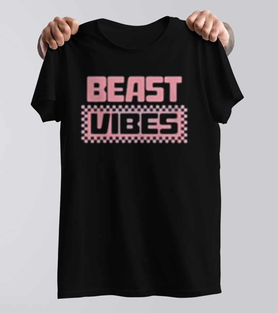 Beast Vibes Wave Pink T-Shirt