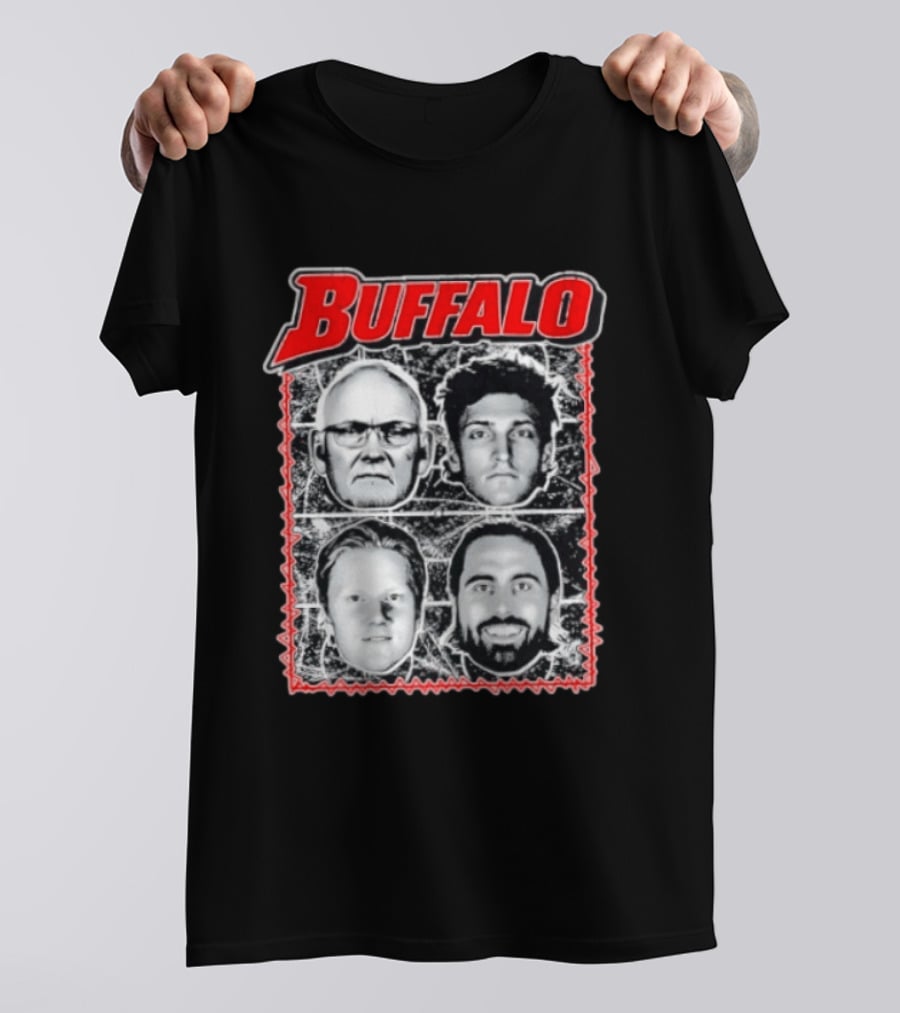 Buffalo Sabres Buffalo Wagons Tour Faces T-Shirt