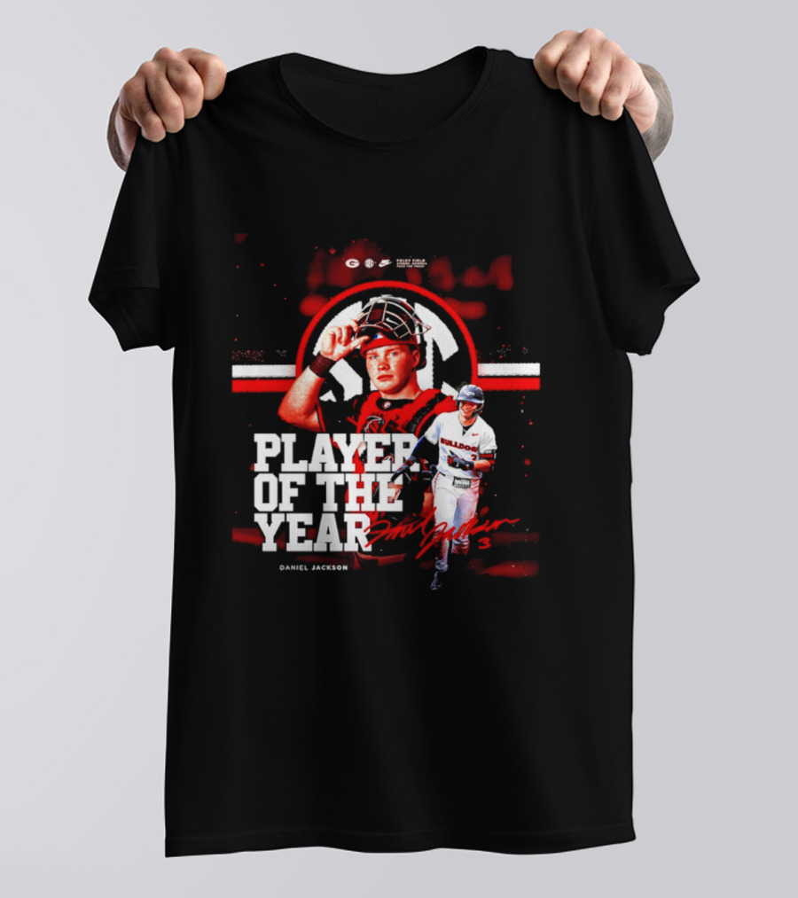 Daniel Jackson Georgia Bulldogs Player Of The Year Athletic Performance Excellence T-Shirt