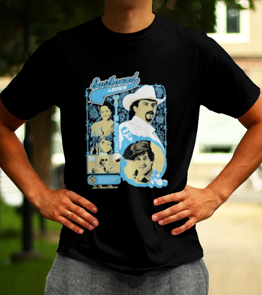Eastbound And Down Kenny's Cuttin' In Two Rules To Live By T-Shirt