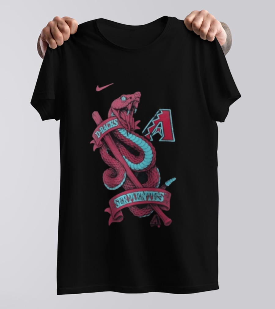 Nike D Backs Serpientes Arizona Diamondbacks Black T-Shirt