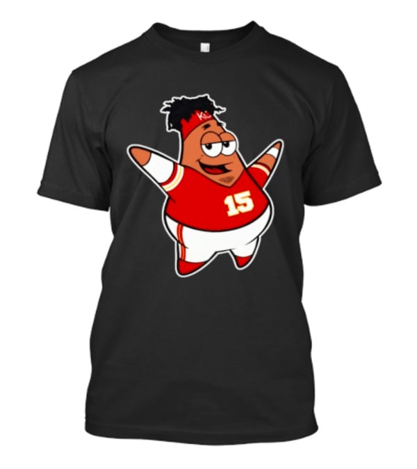 Patrick Star Mahomes 15 Kansas City Chiefs T-Shirt