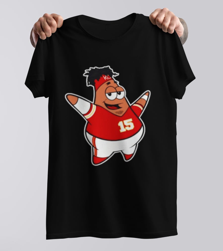 Patrick Star Mahomes 15 Kansas City Chiefs T-Shirt
