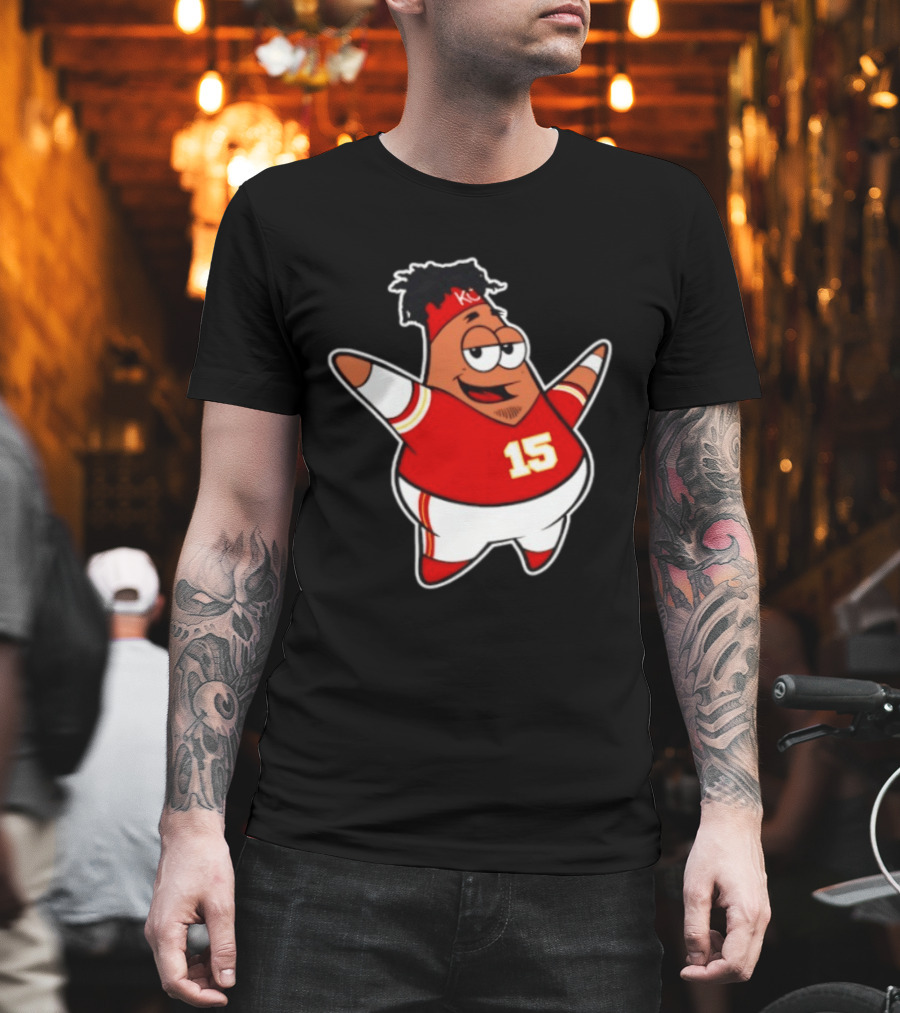 Patrick Star Mahomes 15 Kansas City Chiefs T-Shirt