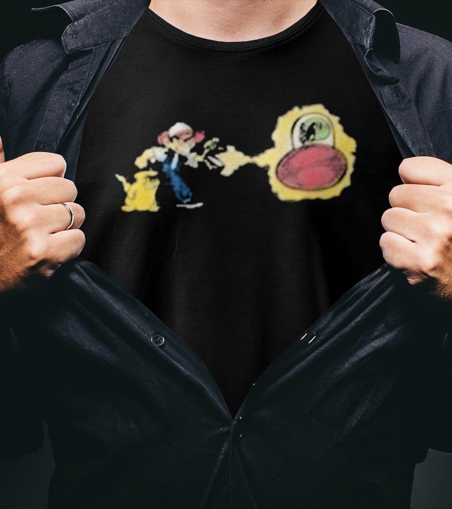 Pikachu And Ash Ketchum Adventure Pokémon T-Shirt