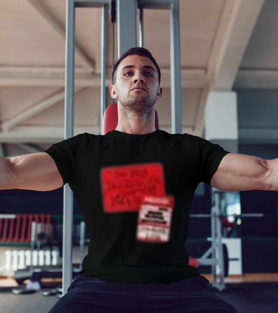 Revealed Clothing Hardwell Sticker Tour 2026 Red Visions T-Shirt
