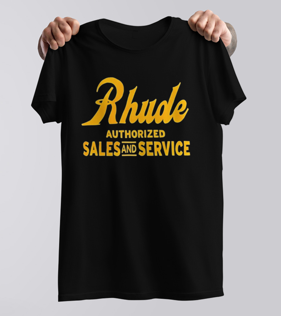 Rhude Authorized Sales And Service T-Shirt