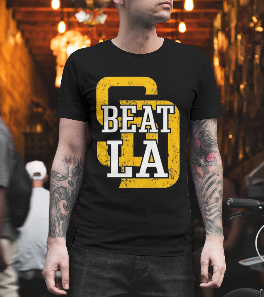 San Diego Padres Beat LA Dodgers Victory T-Shirt