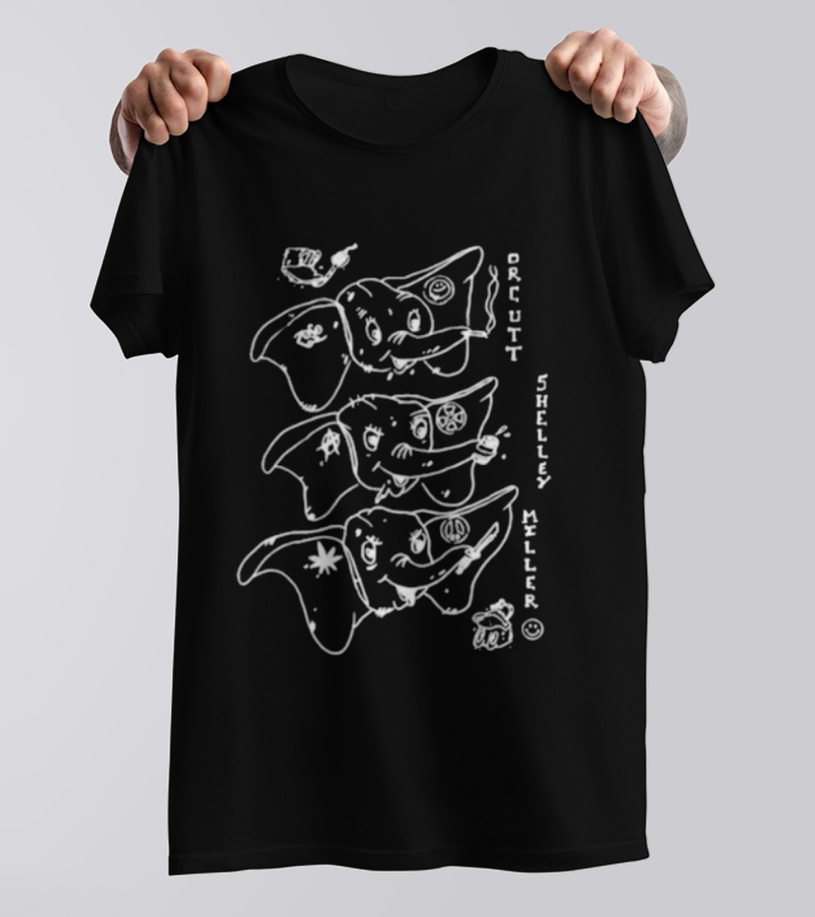 Three Elephants Orcutt Shelley Miller T-Shirt