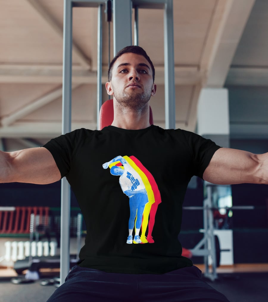 BNLDFWD Stretch Harry Retro Colorful Fitness Vibes T-Shirt