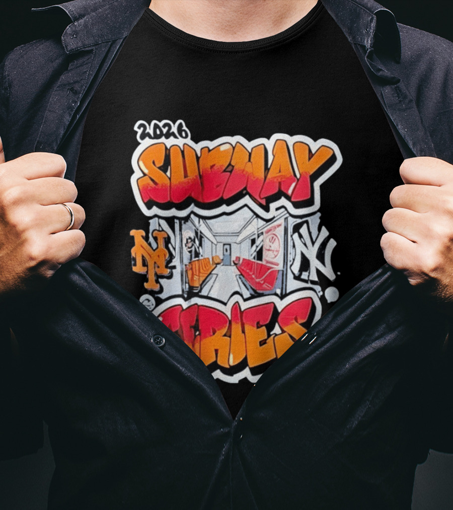 2026 Subway Series New York Yankees Vs Mets Baseball T-Shirt