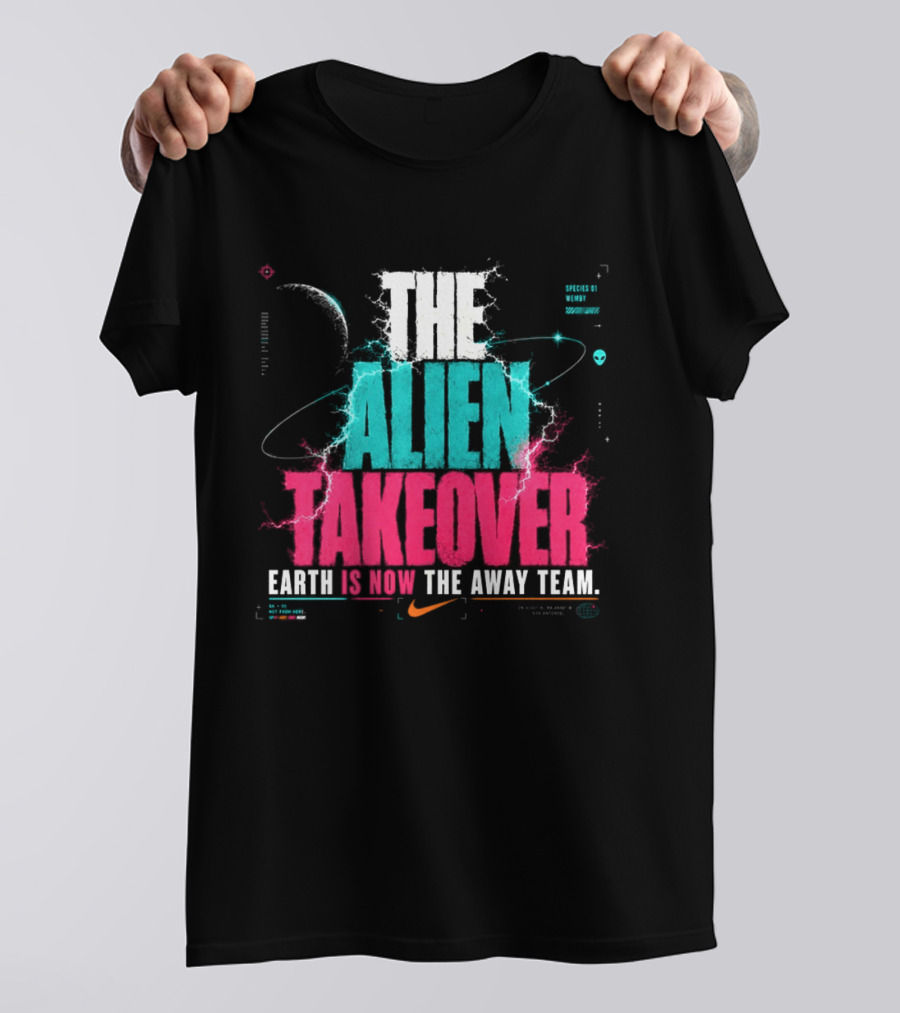 Victor Wembanyama NBA Nike The Alien Takeover Earth Is Now The Away Team T-Shirt