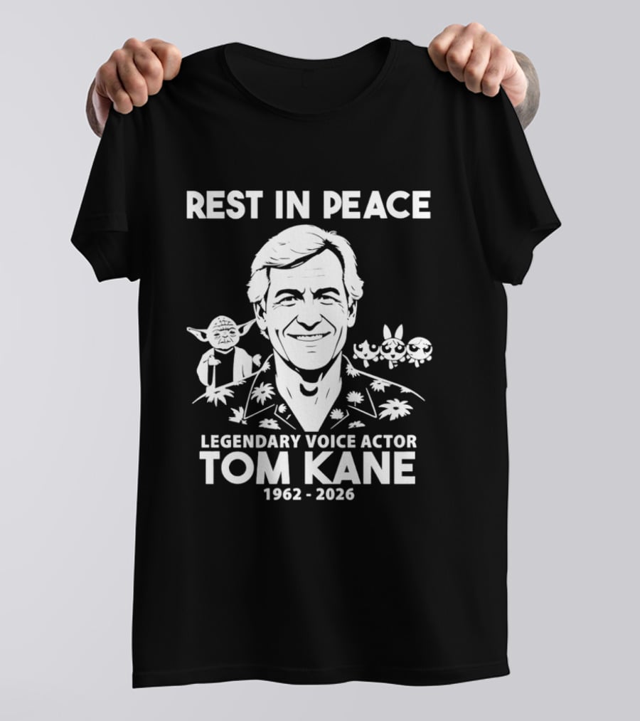 Rest In Peace Legendary Voice Actor Tom Kane 1962 2026 Memorial Yoda T-Shirt