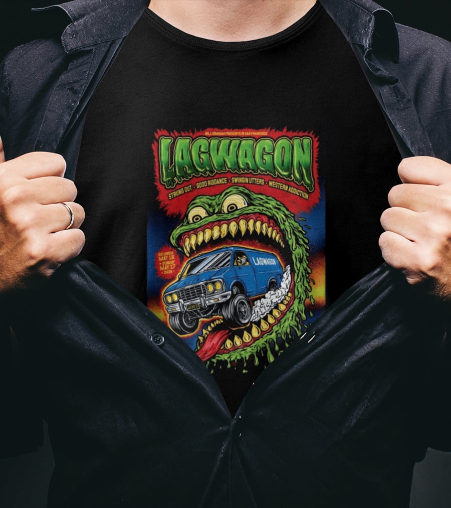 Bill Graham Presents Lagwagon San Francisco The Fillmore May 2026 Van T-Shirt