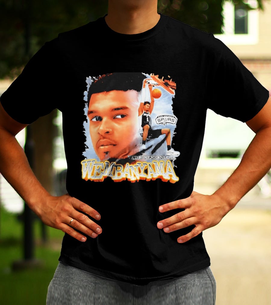 Victor Wembanyama San Antonio Spurs Basketball 2026 T-Shirt