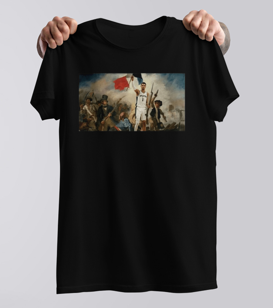 Victor Wembanyama Spurs Liberty Leading The People T-Shirt
