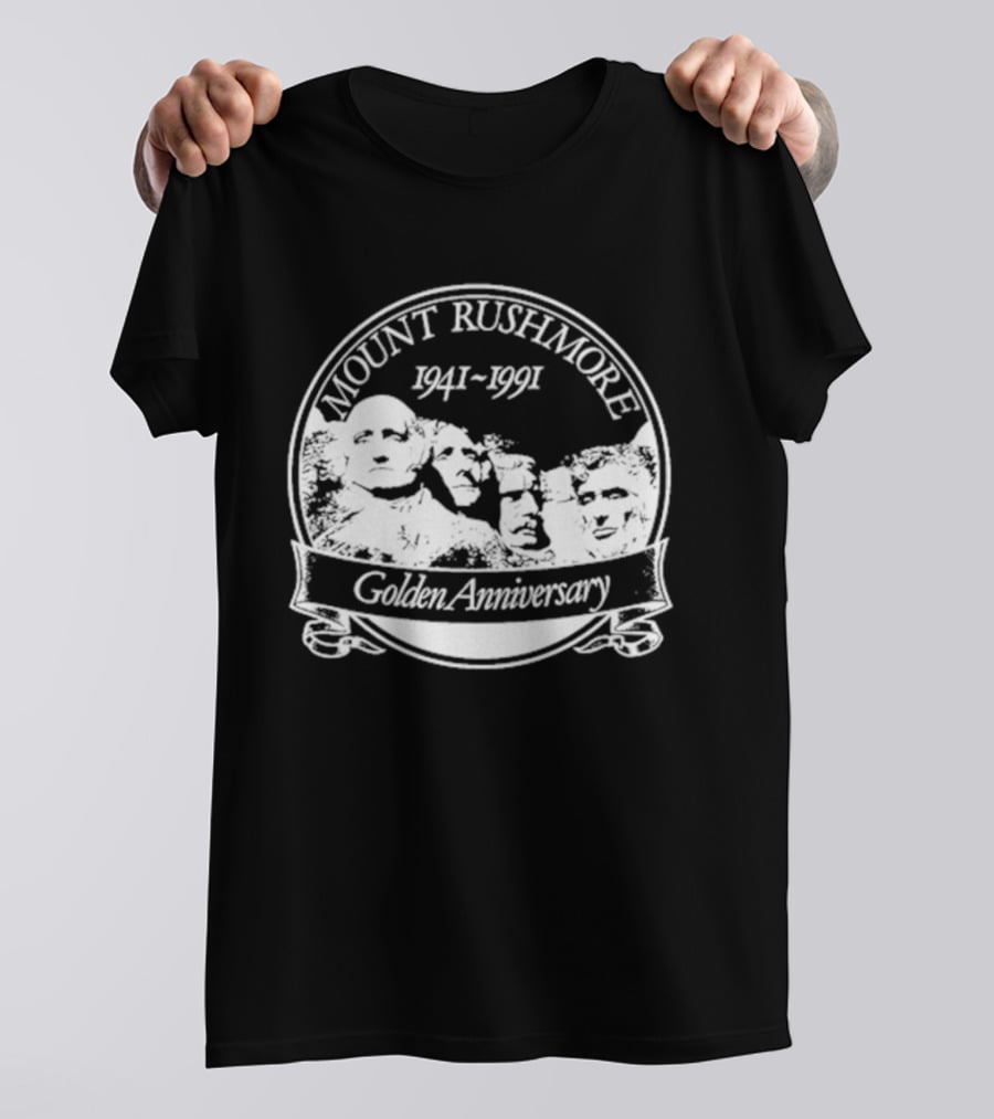 Mount Rushmore 1941 1991 Golden Anniversary T-Shirt