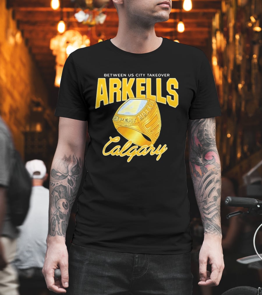 Arkells Between Us City Takeover 3 Peat Calgary T-Shirt