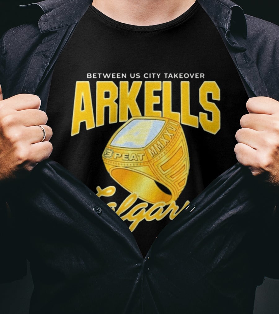 Arkells Between Us City Takeover 3 Peat Calgary T-Shirt