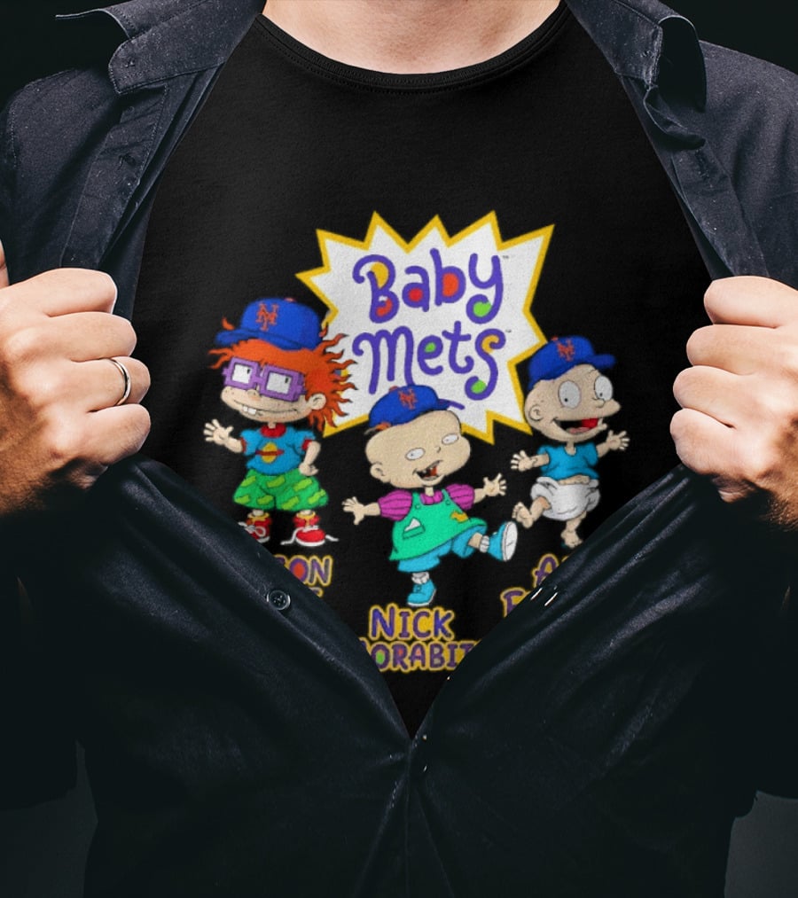 Baby Mets Carson Benge Nick Morabito AJ Ewing Characters T-Shirt