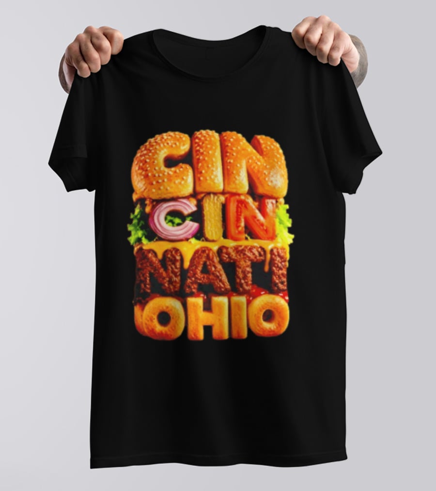 Cincinnati Burger Ohio Food T-Shirt