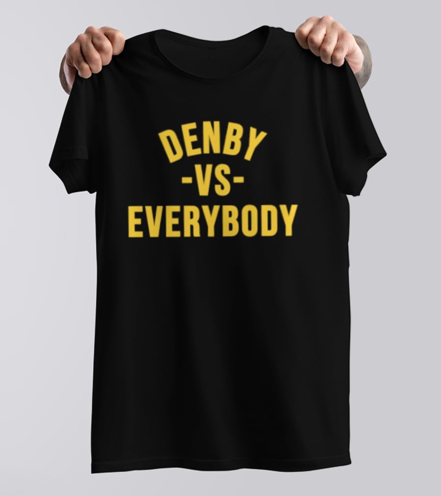 Denby Vs. Everybody Bold Yellow T-Shirt